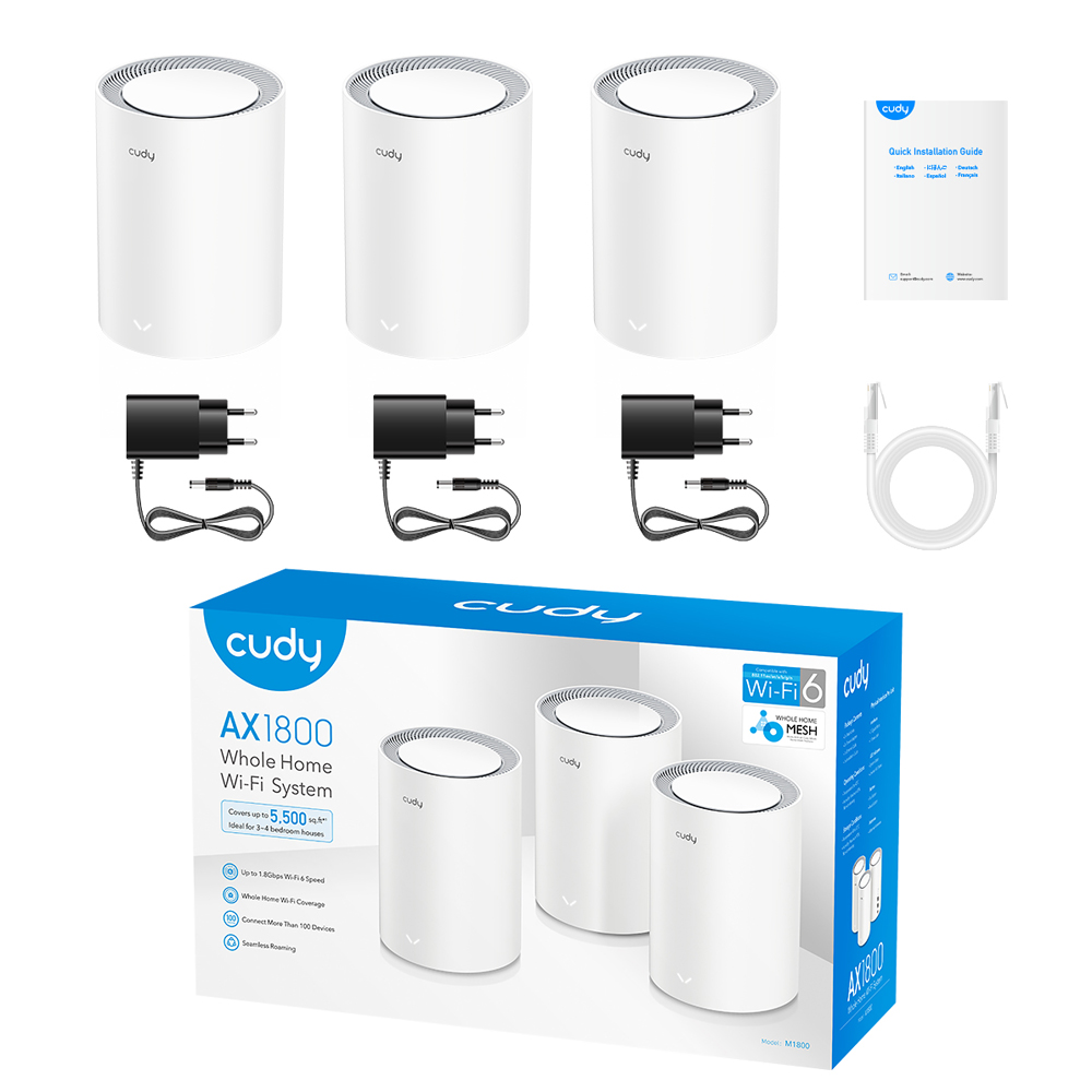 AX1800 Whole-Home Mesh-WiFi System