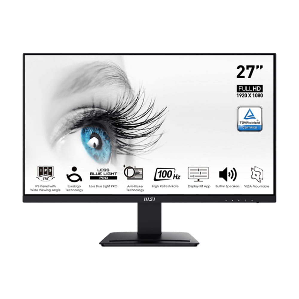 MSI Pro MP273A 27 Monitor FHD IPS 100Hz